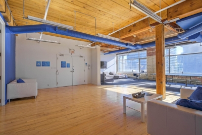 Bright brick and beam space