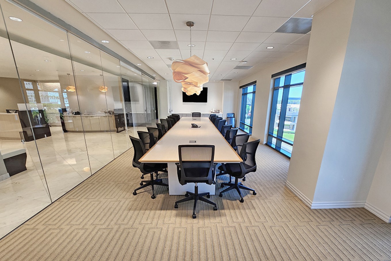 Serviced space